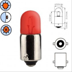 LAMPARA 12V 4W (CASQ.BA9S)...