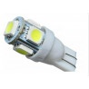 LAMPARA LED 12V T10 (CASQ. W2.1X9.5D) 5p. BLANCO (x Unidad)
