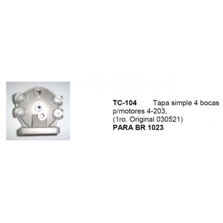 TAPA FILTRO COMBUSTIBLE PERKINS 4-203 SIMPLE