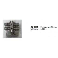 TAPA FILTRO COMBUSTIBLE SCANIA 114/124 Rosca 1"X12h