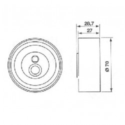 TENSOR POLY-V PARA PEUGEOT 206/PARTNER/BERLINGO 1.9D/2.0 HDI MOVIL