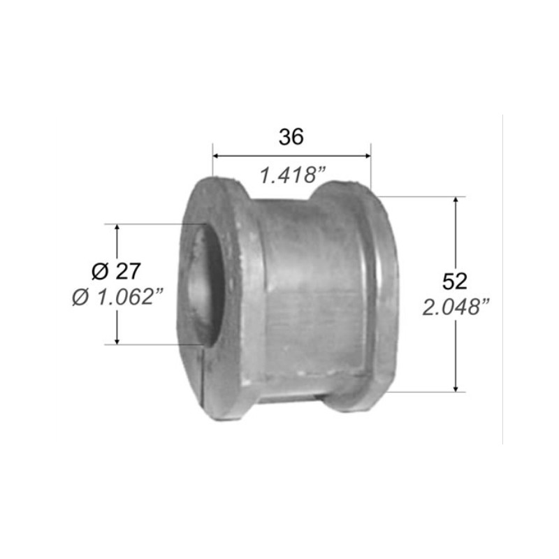 BUJE PARA FIAT 128/147/DUNA/UNO CREMALLERA L/IZQUIERDO