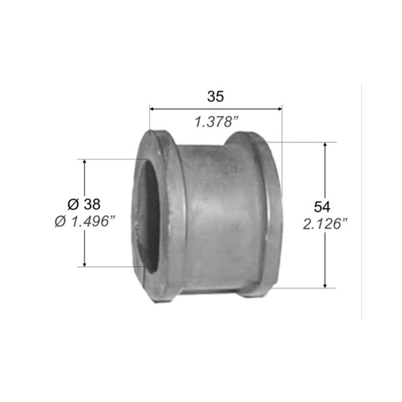 BUJE PARA FIAT 128/147/DUNA/UNO CREMALLERA L/DERECHO