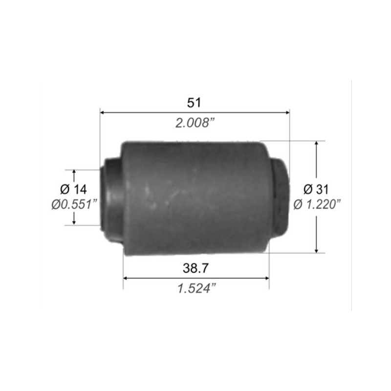 BUJE PARA RENAULT 18 PARRILLA DELANTERA SUPEROR