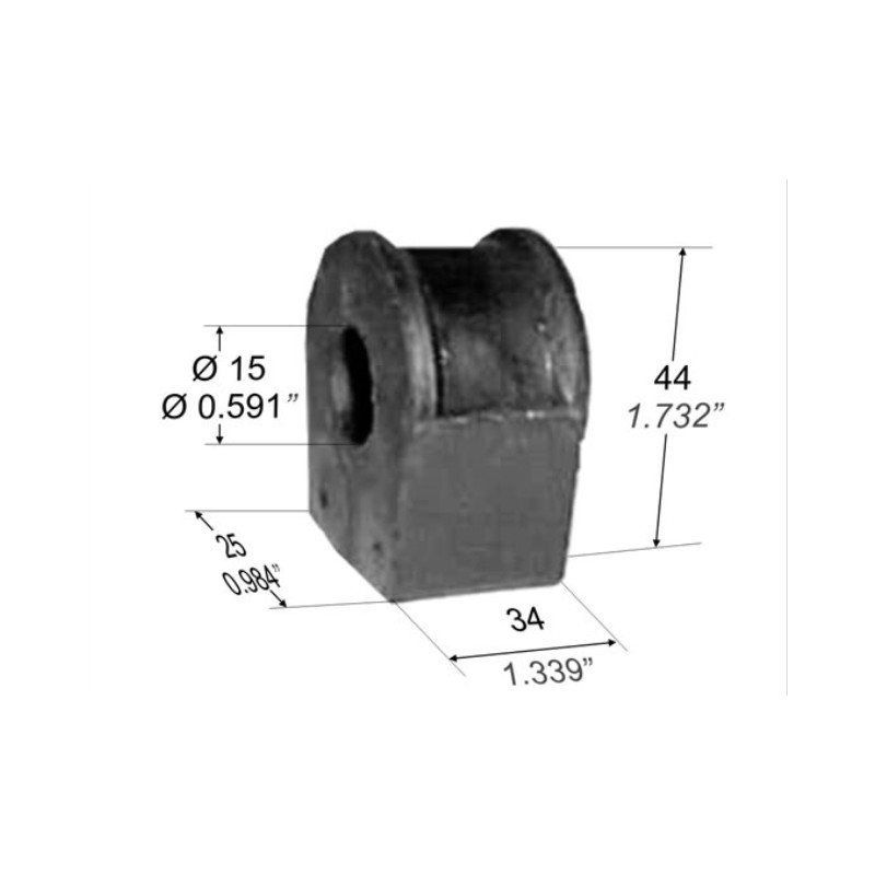 BUJE PARA VW GOL/SENDA PUNTA BARRA ESTABILIZADORA (1.6)