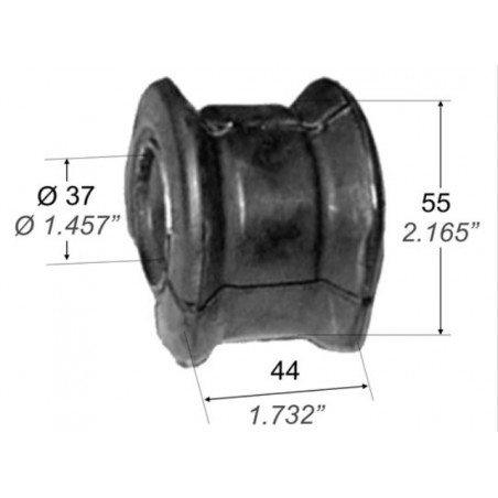 BUJE PARA FORD ESCORT 88/91 BARRA ESTABILIZADORA 37MM