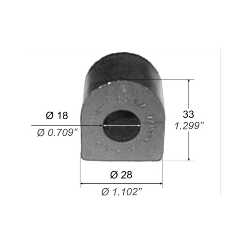 BUJE PARA RENAULT 18 88/95 BARRA ESTABILIZADORA
