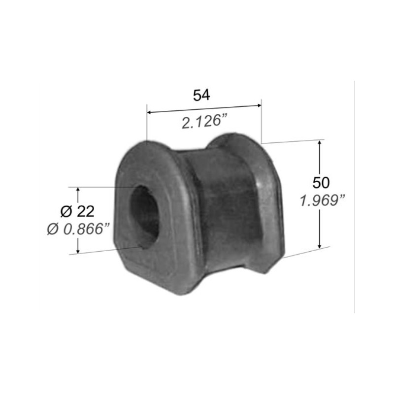 BUJE PARA FORD ESCORT 92/95 BARRA ESTABILIZADORA 22MM