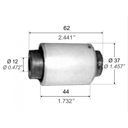 BUJE PARA FORD FIESTA 97/02 PARRILLA DELANTERA PARADEL.