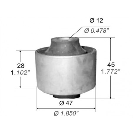 BUJE PARA FORD MONDEO 94/01 PARRILLA DELANTERA  PARADEL.