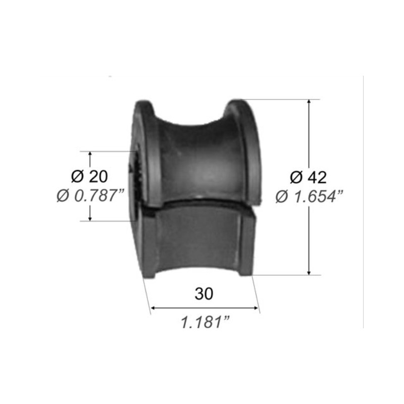 BUJE PARA FORD MONDEO 94/01 BARRA ESTABILIZADORA 20MM