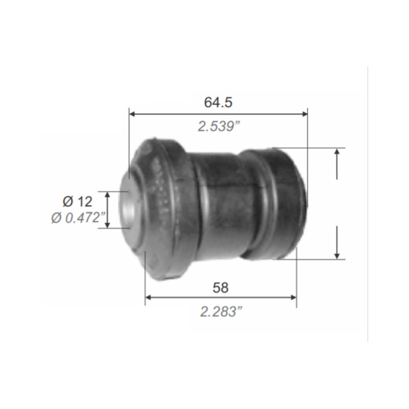 BUJE PARA FORD FOCUS 99/08 PARRILLA DELANTERA PARATRAS.