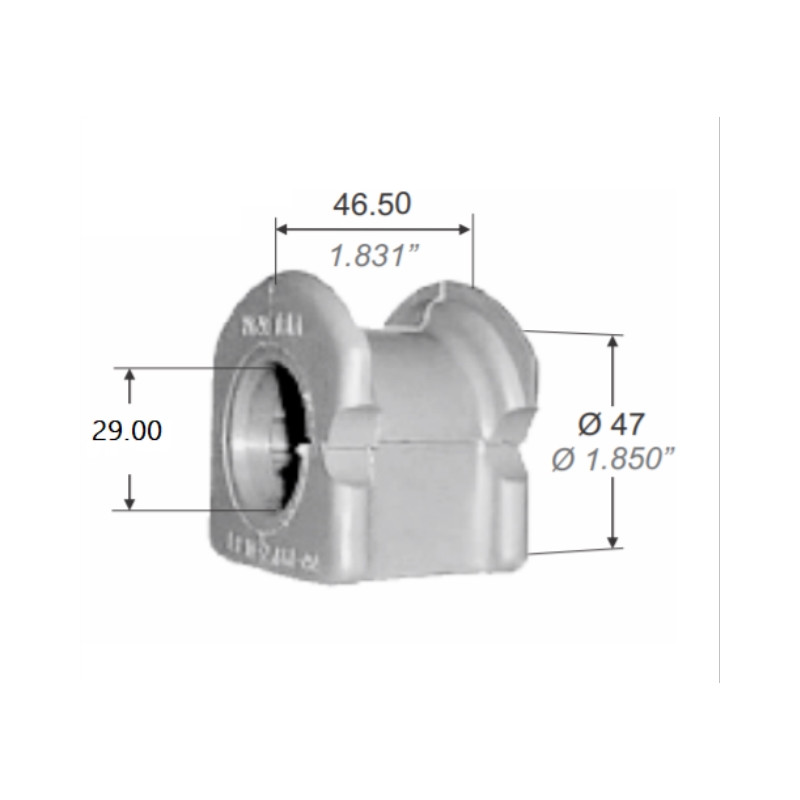 BUJE PARA FORD RANGER 98/05 BARRA ESTABILIZADORA 31MM