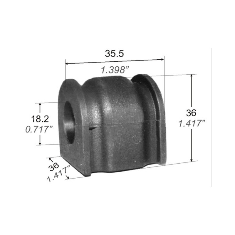 BUJE PARA RENAULT DUSTER/OROCH BARRA ESTABILIZADORA DELANTERA