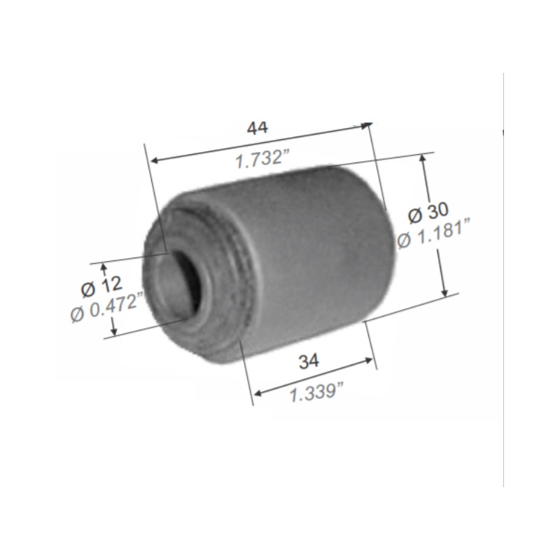 BUJE PARA FIAT 125/1500/1600 PARRILLA INFERIOR