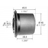 BUJE PARA FORD F100 82/92 PIVOT PARRILLA SUPERIOR 16MM