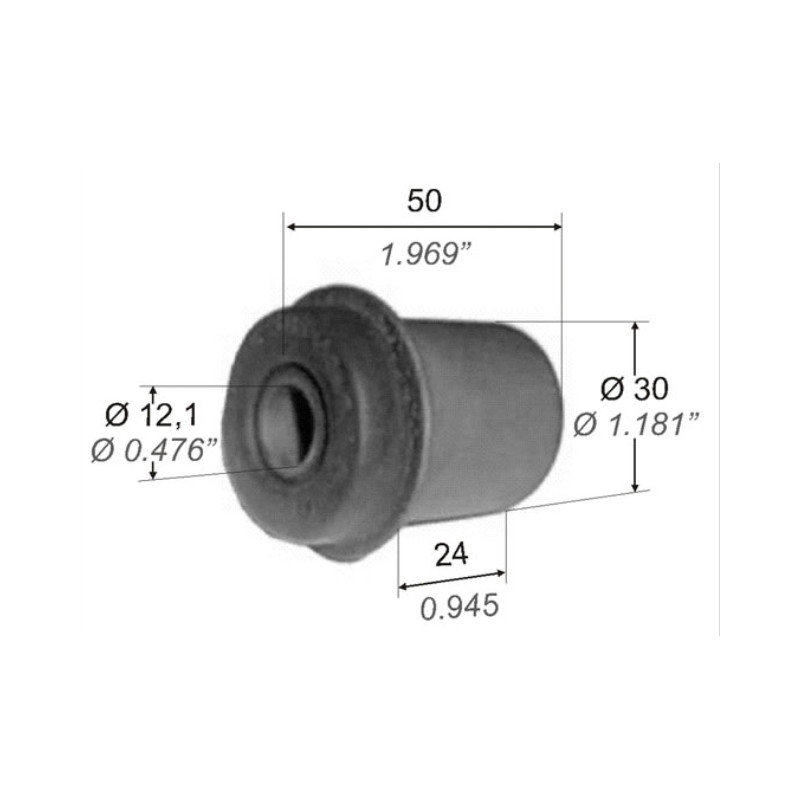 BUJE PARA PEUGEOT 404/504 69/81 TENSOR DELANTERO (c/Pestaña)