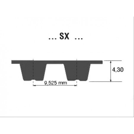 CORREA DISTRIBUCION PARA FIAT DUNA/UNO/REGATTA/S.EUROPA 1.5