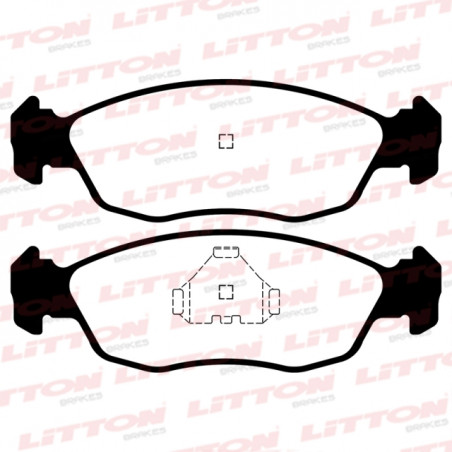 PASTILLAS DE FRENO PARA CHEVROLET CORSA 1.0/1.4/1.6 DEL.