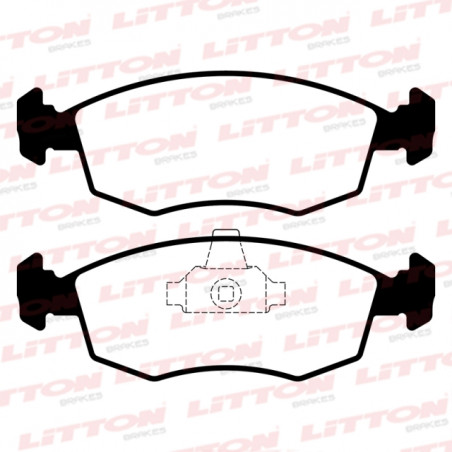 PASTILLAS DE FRENO PARA FIAT PALIO 05/.. DEL. 41mm.