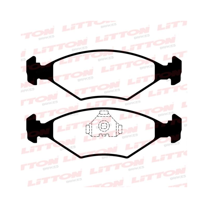 PASTILLAS DE FRENO PARA FIAT PALIO 97/00 C/SENSOR DEL.