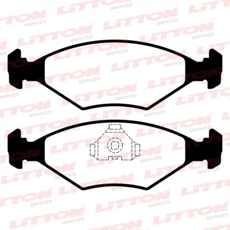 PASTILLAS DE FRENO PARA FIAT PALIO 97/00 C/SENSOR DEL.