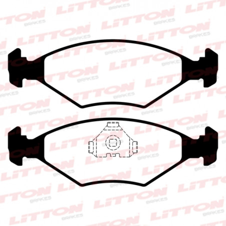 PASTILLAS DE FRENO PARA FIAT PALIO 97/00 S/SENSOR DEL.