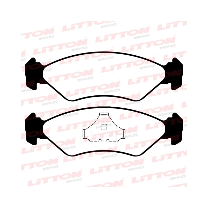 PASTILLAS DE FRENO PARA FORD FIESTA 96/.. DEL. ARAÑA ESP.