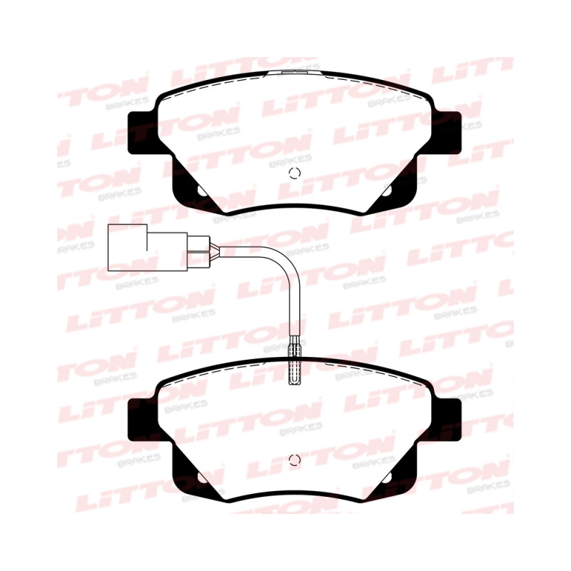 PASTILLAS DE FRENO PARA FORD TRANSIT 06/.. TRASERA