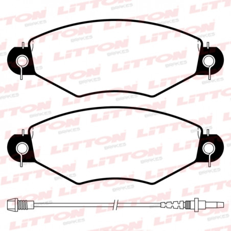 PASTILLAS DE FRENO PARA PEUGEOT 206 S.ELEC. DEL.