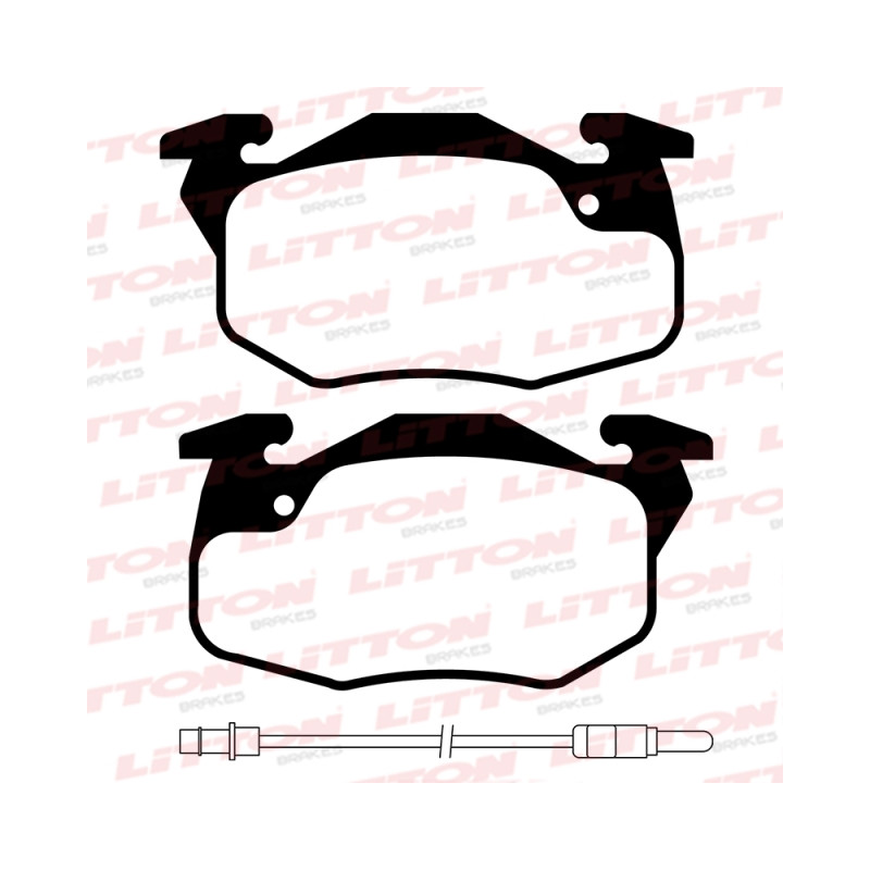 PASTILLAS DE FRENO PARA RENAULT 9/19/CLIO - P-205 DEL.