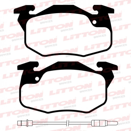 PASTILLAS DE FRENO PARA RENAULT 9/19/CLIO - P-205 DEL.