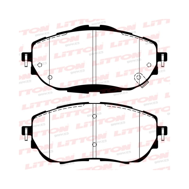 PASTILLAS DE FRENO PARA TOYOTA COROLLA 15/.. 1.8 DELANTERA