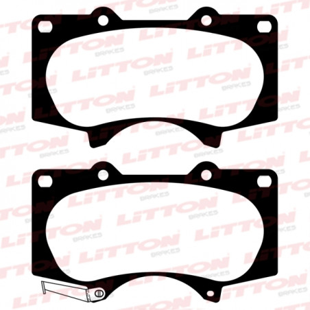 PASTILLAS DE FRENO PARA TOYOTA HILUX 05/09 T/SUMITOMO(134mm)DEL.