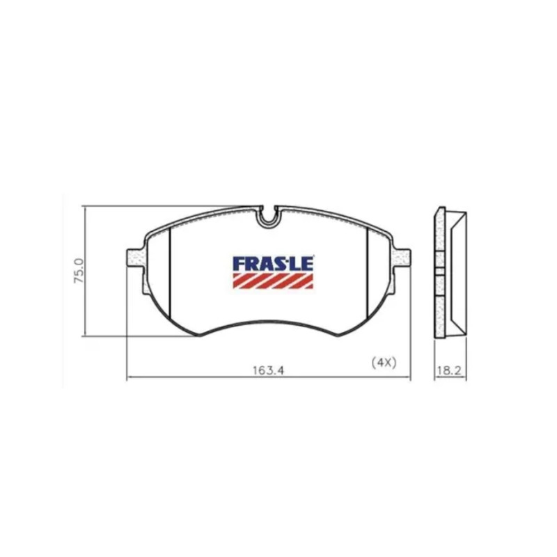 PASTILLAS DE FRENO PARA VW AMAROK 17/.. 3.0 TDI V6 DELANTERAS