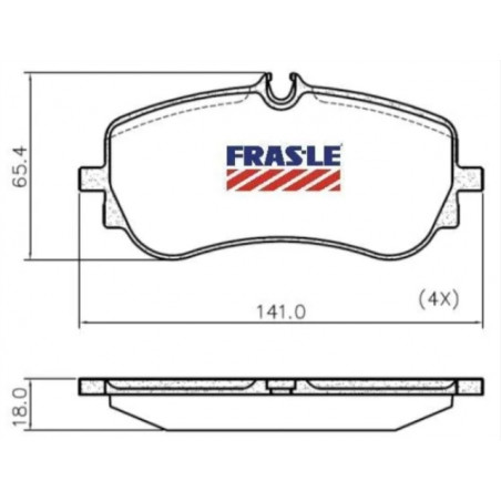 PASTILLAS DE FRENO PARA VW AMAROK 17/.. 3.0 TDI V6 TRASERAS