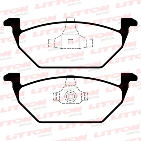 PASTILLAS DE FRENO PARA VW BORA/GOLF DEL. S/SENSOR