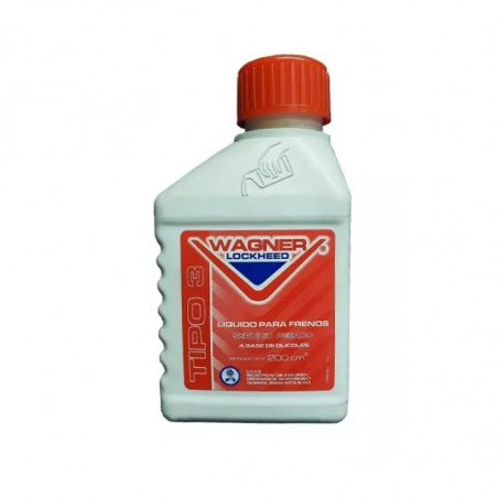 LIQUIDO DE FRENOS WAGNER LOCKHEED DOT3 200cc.