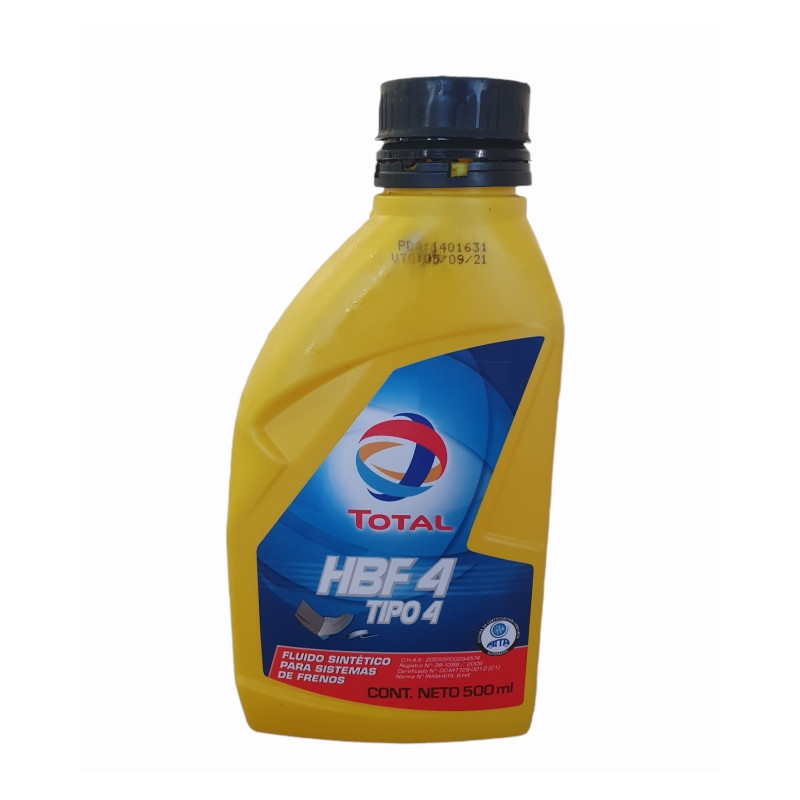 TOTAL HBF4 (Liquido de frenos DOT 4) BIDON 500cc