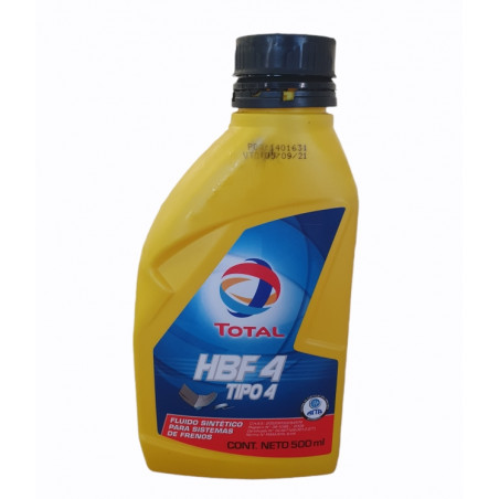 TOTAL HBF4 (Liquido de frenos DOT 4) BIDON 500cc