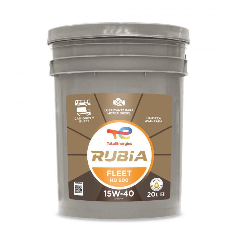 TOTAL RUBIA FLEET HD 500 15w40 (RUBIA 6400) BALDE 20L