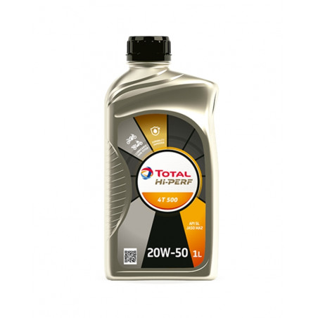 TOTAL HI-PERF 4T 500 20w50 (Aceite Moto 4T) BIDON 1L