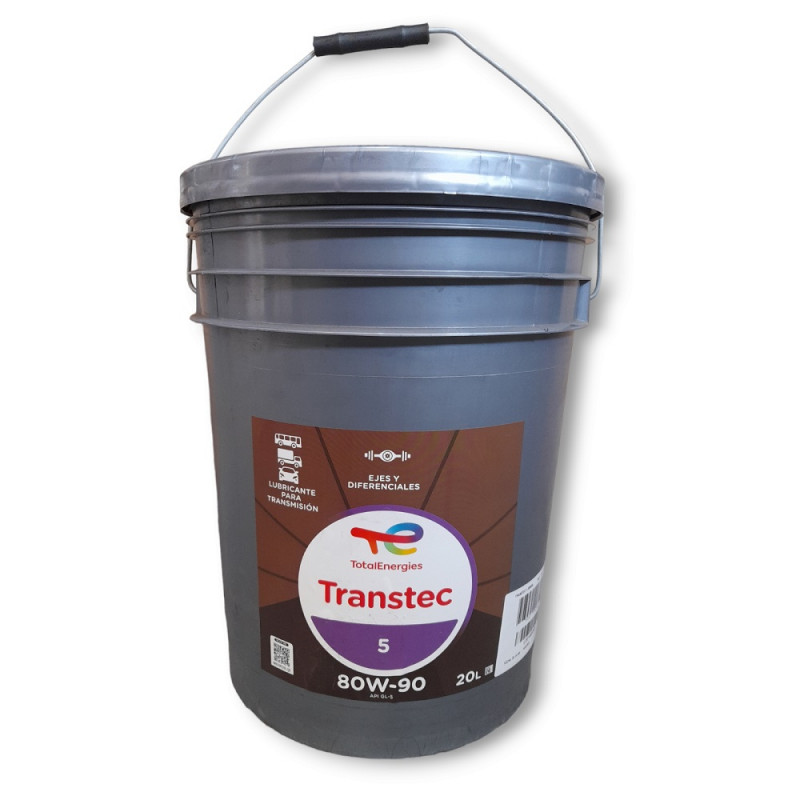 TOTAL TRANSTEC 5 80w90 (Aceite Transmision GL-5) BALDE 20L