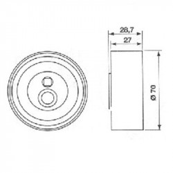 TENSOR POLY-V PARA PEUGEOT 206/PARTNER/BERLINGO 1.9D/2.0 HDI MOVIL