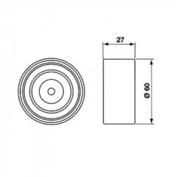 TENSOR POLY-V PARA PEUGEOT 206/PARTNER/BERLINGO 1.9D REP.FIJO