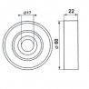 TENSOR POLY-V UNIVERSAL 17x60x23