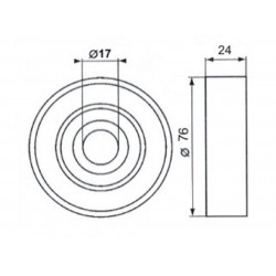 TENSOR POLY-V VW GOL POWER 10/15 1.4 REP.AUTOMATICO