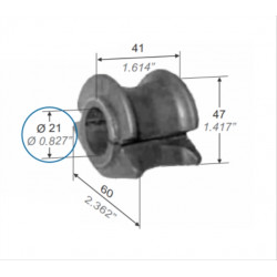 BUJE PARA FIAT TEMPRA 88/96 BARRA ESTABILIZADORA 21MM