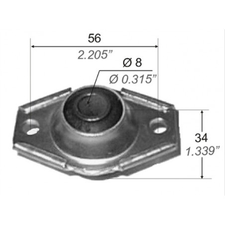 BUJE PARA RENAULT 4/6 TENSOR DELANTERO