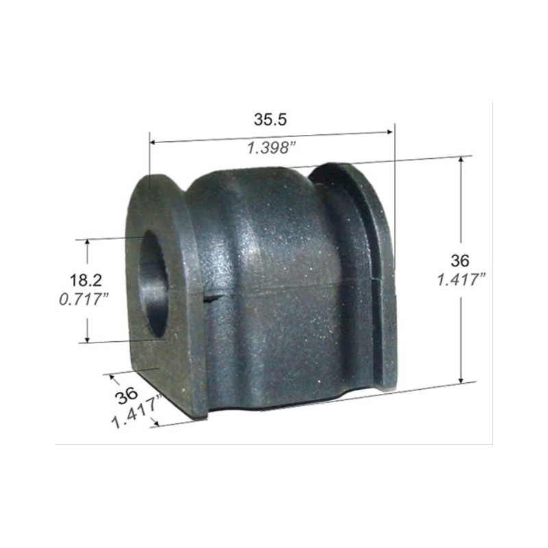 BUJE PARA RENAULT DUSTER/OROCH BARRA ESTABILIZADORA DELANTERA